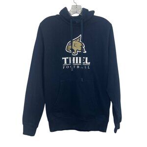 Thiel College Football Hoodie Sweatshirt BSN Sports Mens Small Blue Fanwear
